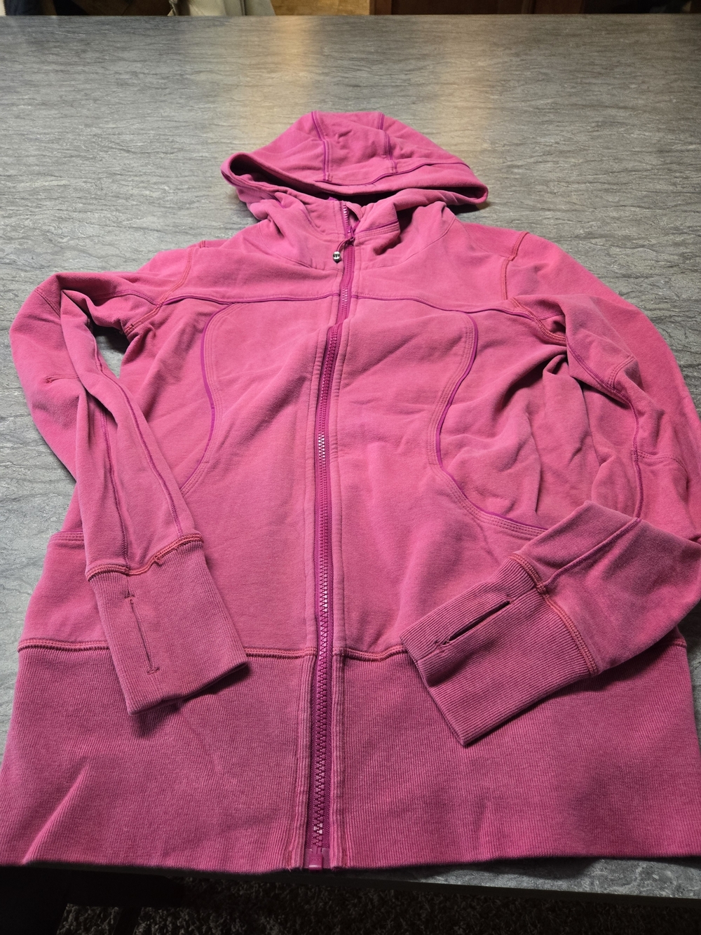 lululemon athletica Bright Pinky Purple Zip-Up Hoodie